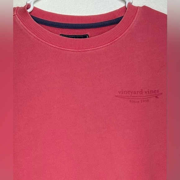 Vineyard Vines Men’s The Surfside Crewneck Sweatshirt in Lobster Reef S NWT - Picture 3 of 11